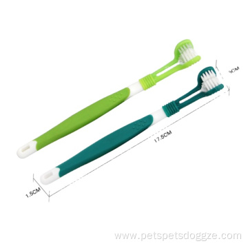 3D Double Sided Pet Dog Cleaning Toothbrush